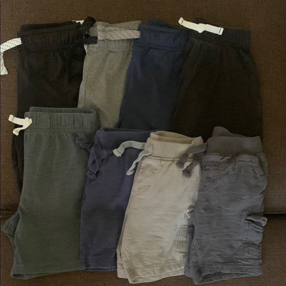 Kids Casual Shorts Set - Assorted Colors - Size 4 and 4T